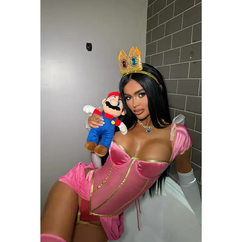 Video Game Princess 6 Piece Costume Set - Pink